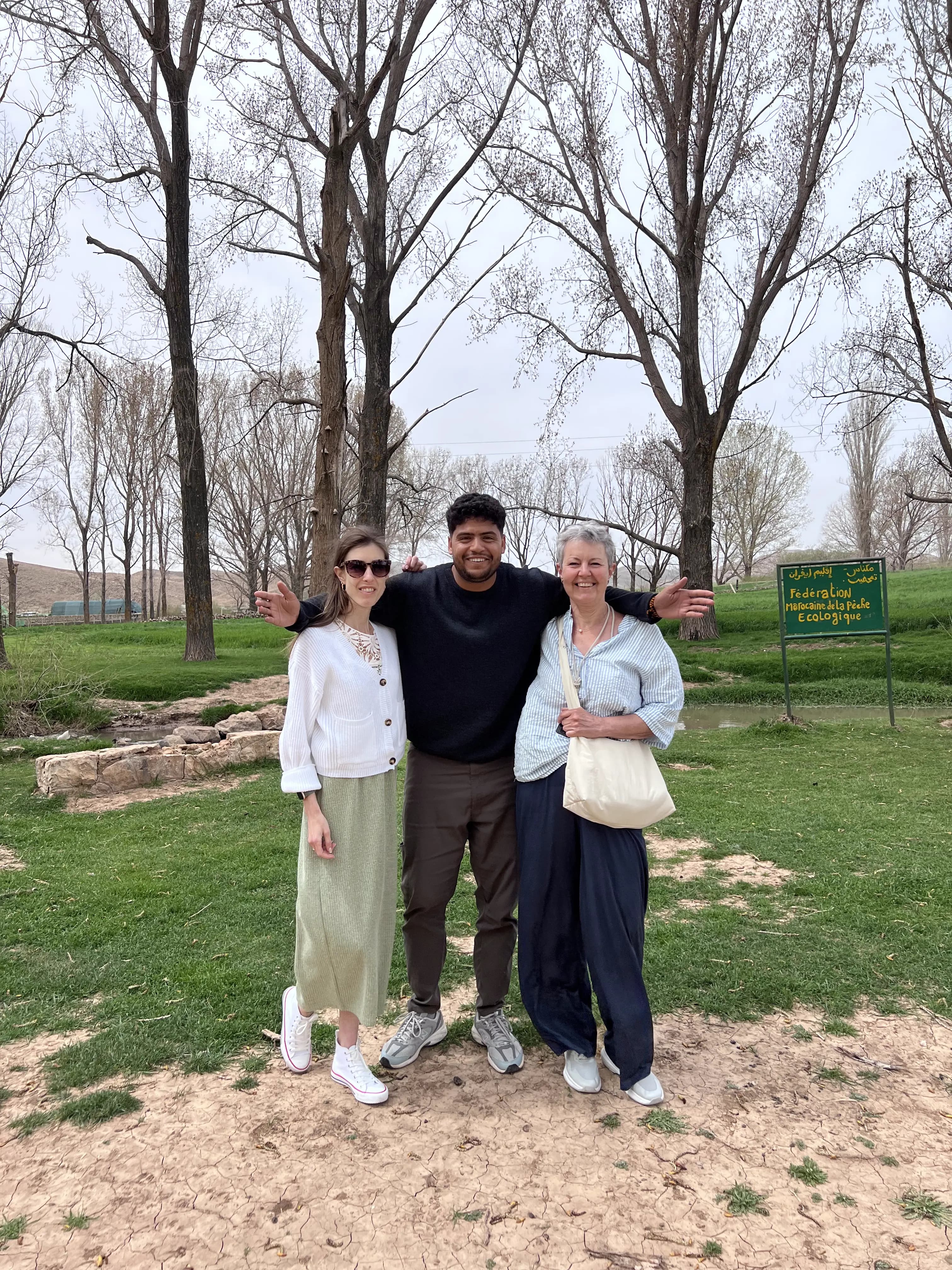 Travelers with our local Morocco team during a previous private tour