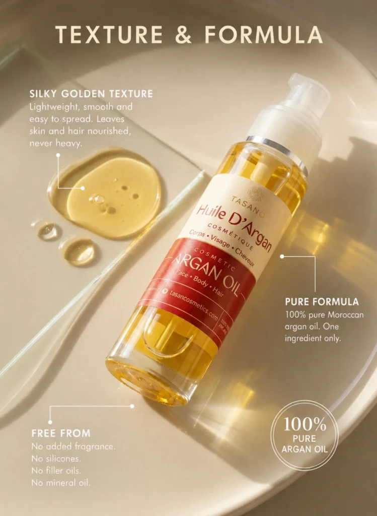 Pure Moroccan Argan Oil for Hair & Skin